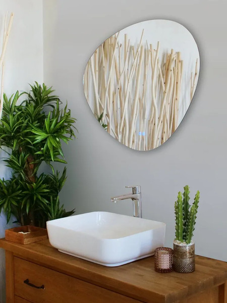 Изображение товара Зеркало Дабл-Ю Барселона 80x65 / BRS80X65 (с подсветкой, антизапотевание)