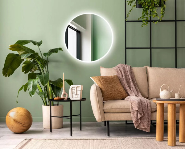 Изображение товара Зеркало Дабл-Ю Валенсия 70 / VLNS70 (с подсветкой)