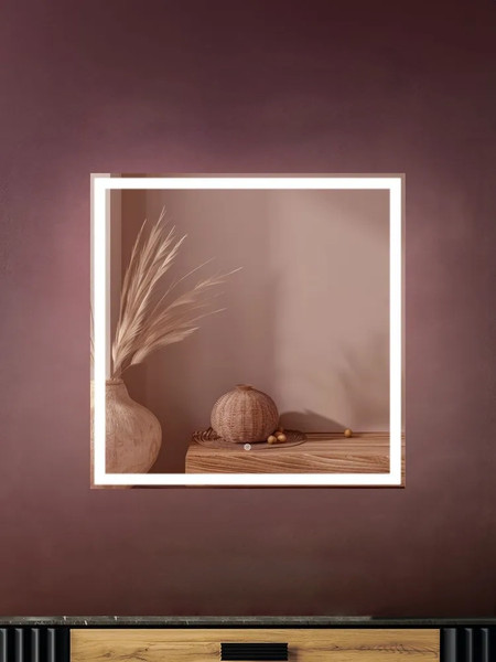 Изображение товара Зеркало Дабл-Ю Гранд Лайт 80x80 / GR80X80LD (с подсветкой)