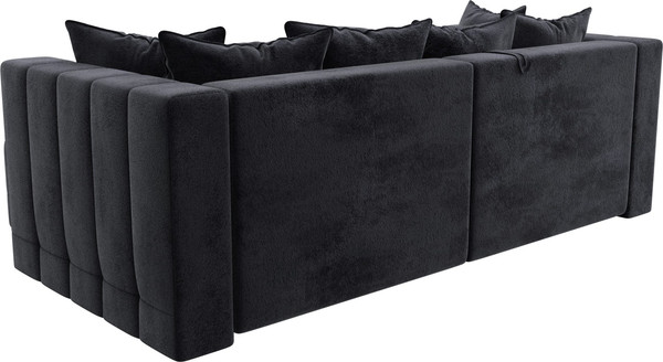 Изображение товара Диван угловой Лига Диванов Лига-052 НПБ угол универсальный / 128800 (велюр Tower 11 темно-серый)