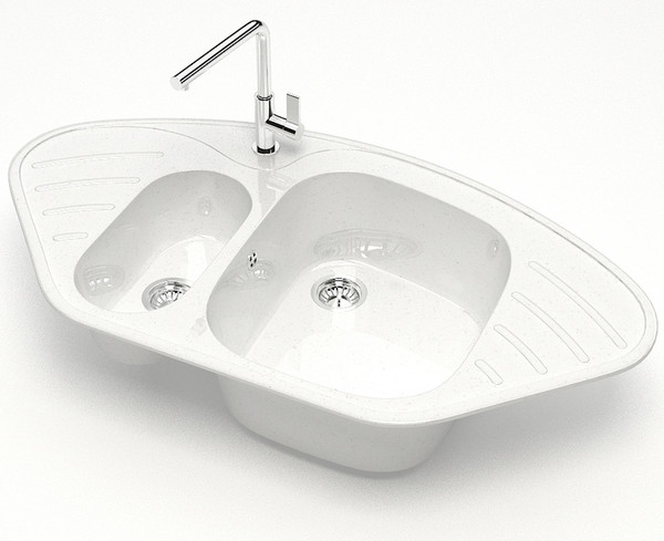 Изображение товара Мойка кухонная Marrbaxx 23/G31 / F023G031 (белый)