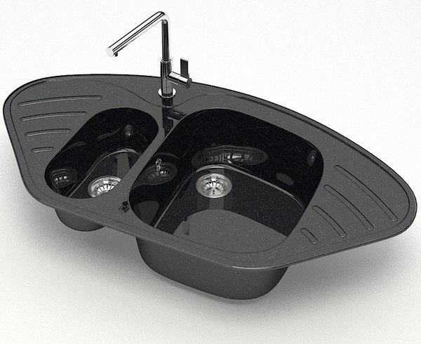 Изображение товара Мойка кухонная Marrbaxx 23/Q4 / F023Q004 (черный)