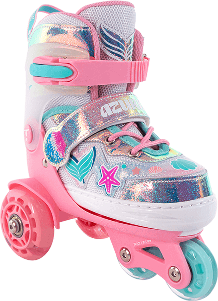 Изображение товара Роликовые коньки Tech Team Azure / NN013823 (р-р 27-30, розовый)
