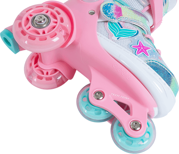 Изображение товара Роликовые коньки Tech Team Azure / NN013823 (р-р 27-30, розовый)