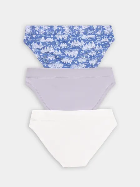 Изображение товара Комплект женских трусов Mark Formelle 412236-3 (р.102, елки на индиго)