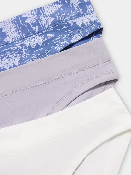 Изображение товара Комплект женских трусов Mark Formelle 412236-3 (р.102, елки на индиго)