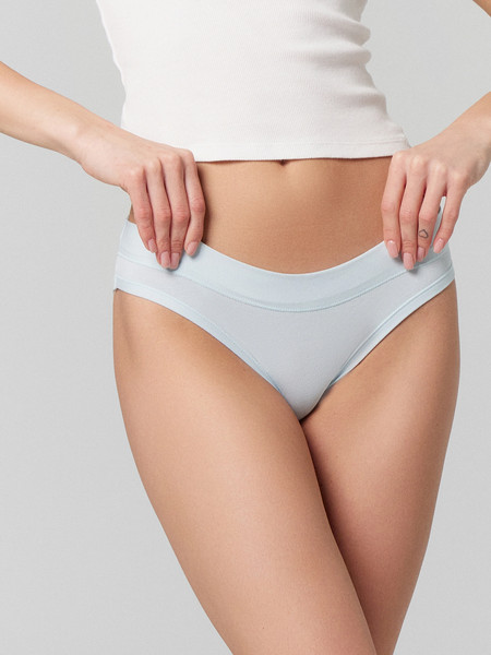 Изображение товара Комплект женских трусов Mark Formelle 412236-3 (р.102, небесно-голубой)