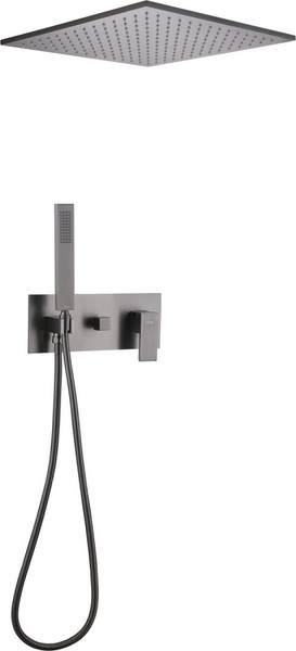 Изображение товара Душевая система со смесителем Abber Daheim AF8221NG (никель)