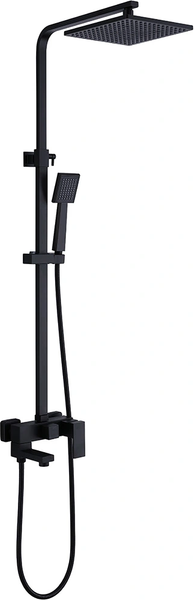 Изображение товара Душевая система со смесителем Abber Daheim AF8216BL (черный матовый)