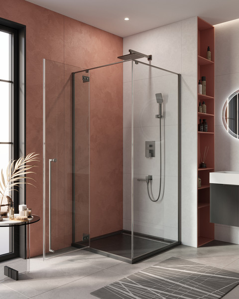 Изображение товара Душевой уголок Cezares LINER-A-1-90-C-GM-L