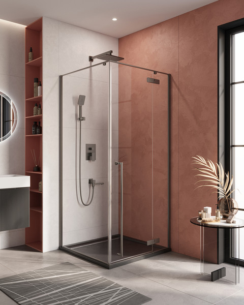 Изображение товара Душевой уголок Cezares LINER-A-1-90-C-GM-R