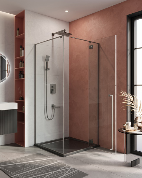 Изображение товара Душевой уголок Cezares LINER-A-1-90-C-GM-R