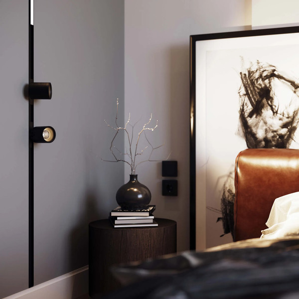 Изображение товара Шинопровод Arlight MAG-TRACK-2538-F-3000 BK / 033245