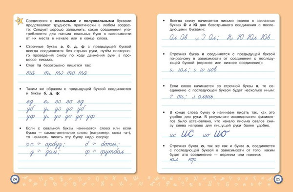 Изображение товара Пропись Эксмо Скорописание: для детей 7-10 лет, твердая обложка (Желтовская Любовь)