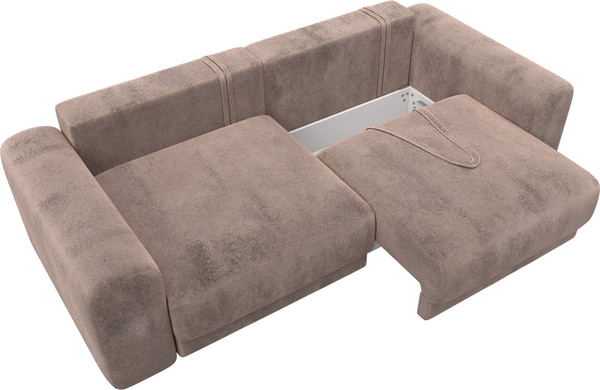 Изображение товара Диван Лига Диванов Лига-056 НПБ / 129122 (велюр Tower 05 бежевый)