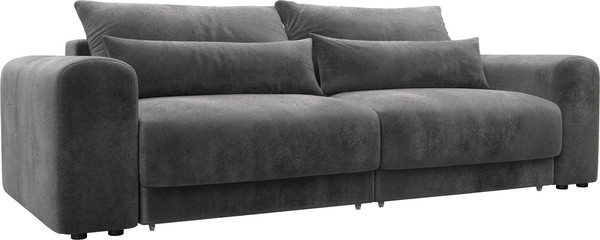 Изображение товара Диван Лига Диванов Лига-056 НПБ / 129124 (велюр Tower 10 серый)