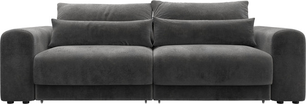 Изображение товара Диван Лига Диванов Лига-056 НПБ / 129124 (велюр Tower 10 серый)
