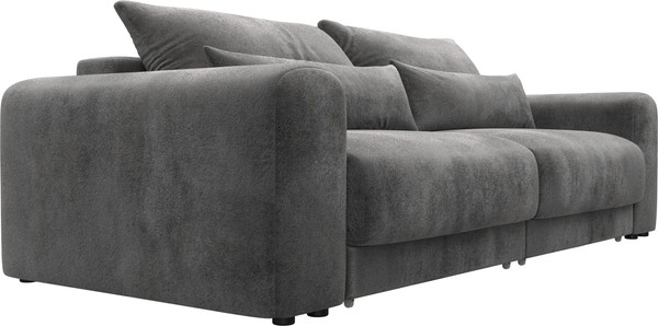 Изображение товара Диван Лига Диванов Лига-056 НПБ / 129124 (велюр Tower 10 серый)