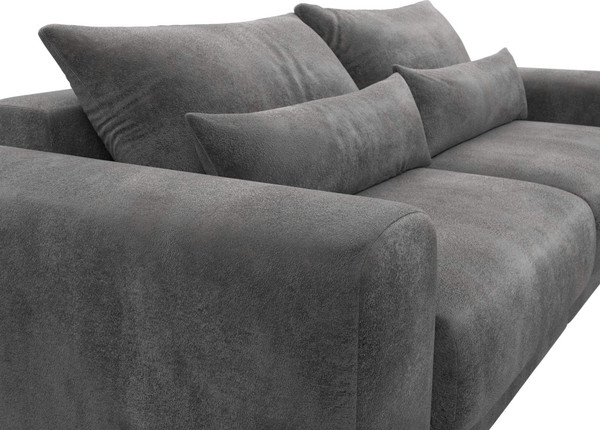 Изображение товара Диван Лига Диванов Лига-056 НПБ / 129124 (велюр Tower 10 серый)