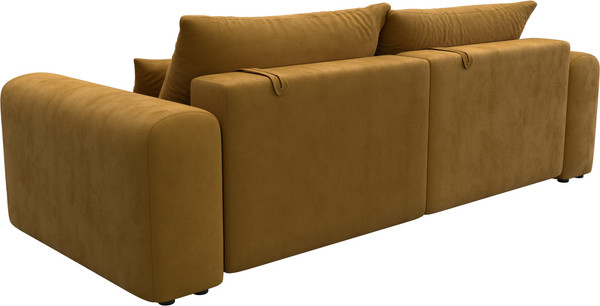 Изображение товара Диван Лига Диванов Лига-056 НПБ / 129130 (велюр Brut 10 желтый)