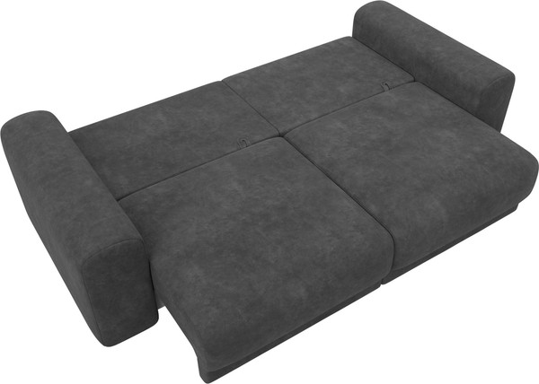 Изображение товара Диван Лига Диванов Лига-056 НПБ / 129131 (велюр Brut 16 темно-серый)