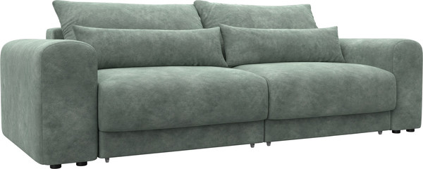 Изображение товара Диван Лига Диванов Лига-056 НПБ / 129132 (велюр Brut 08 зеленый)