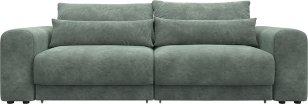 Изображение товара Диван Лига Диванов Лига-056 НПБ / 129132 (велюр Brut 08 зеленый)