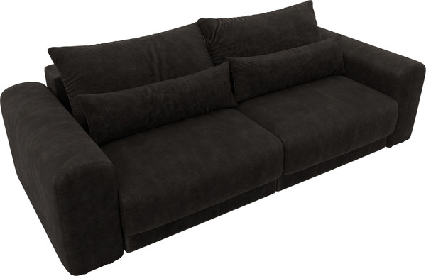 Изображение товара Диван Лига Диванов Лига-056 НПБ / 129134 (велюр Brut 17 коричневый)