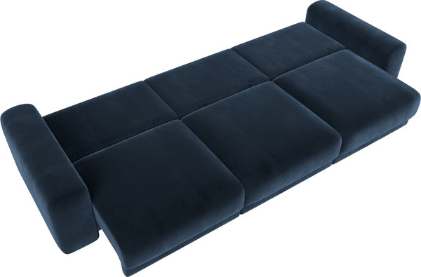 Изображение товара Диван Лига Диванов Лига-056 НПБ Лонг / 129137 (велюр Tower 13 синий)