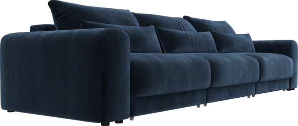 Изображение товара Диван Лига Диванов Лига-056 НПБ Лонг / 129137 (велюр Tower 13 синий)