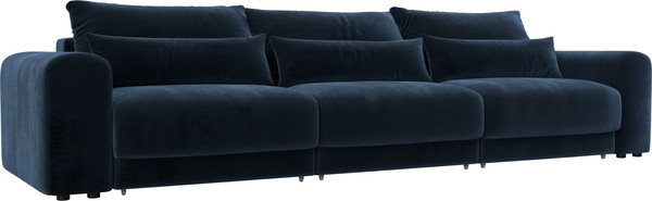 Изображение товара Диван Лига Диванов Лига-056 НПБ Лонг / 129137 (велюр Tower 13 синий)
