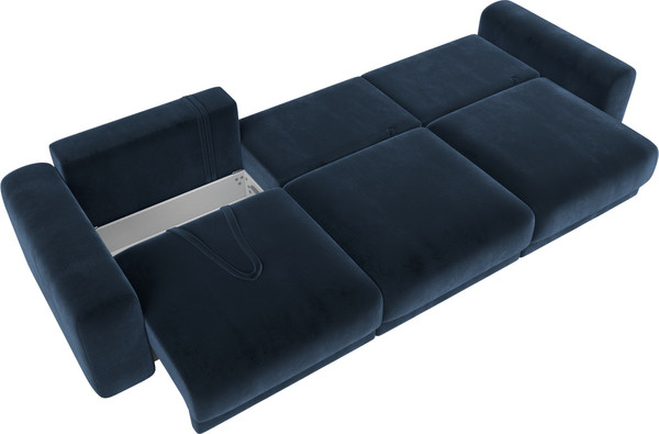 Изображение товара Диван Лига Диванов Лига-056 НПБ Лонг / 129137 (велюр Tower 13 синий)
