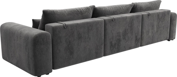 Изображение товара Диван Лига Диванов Лига-056 НПБ Лонг / 129138 (велюр Tower 10 серый)
