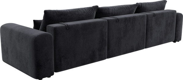 Изображение товара Диван Лига Диванов Лига-056 НПБ Лонг / 129139 (велюр Tower 11 темно-серый)