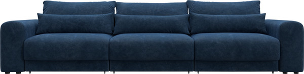 Изображение товара Диван Лига Диванов Лига-056 НПБ Лонг / 129147 (велюр Brut 11 синий)