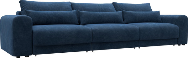 Изображение товара Диван Лига Диванов Лига-056 НПБ Лонг / 129147 (велюр Brut 11 синий)