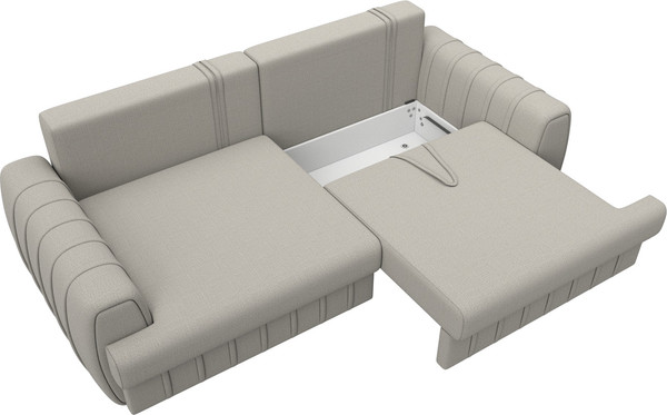 Изображение товара Диван Лига Диванов Лига-057 НПБ / 129205 (рогожка Амур 02 бежевый)