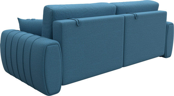 Изображение товара Диван Лига Диванов Лига-057 НПБ / 129208 (рогожка Амур 10 голубой)