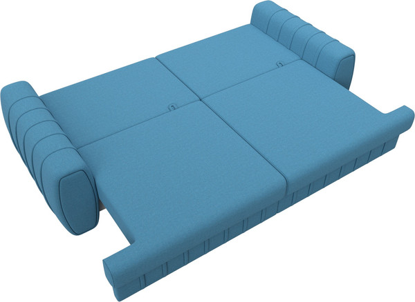 Изображение товара Диван Лига Диванов Лига-057 НПБ / 129208 (рогожка Амур 10 голубой)