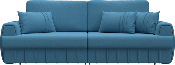 Изображение товара Диван Лига Диванов Лига-057 НПБ / 129208 (рогожка Амур 10 голубой)