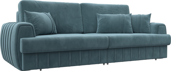 Изображение товара Диван Лига Диванов Лига-057 НПБ / 129211 (велюр Seven 113 бирюзовый)
