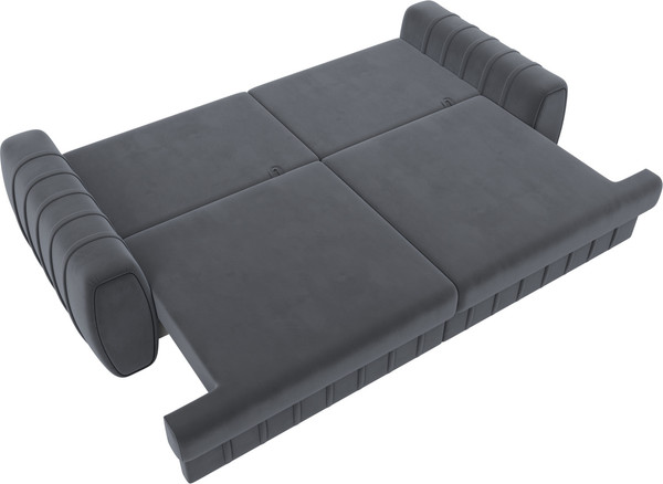 Изображение товара Диван Лига Диванов Лига-057 НПБ / 129213 (велюр Seven 17 серый)