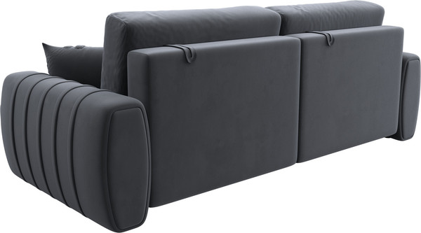 Изображение товара Диван Лига Диванов Лига-057 НПБ / 129213 (велюр Seven 17 серый)