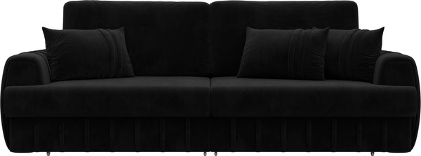 Изображение товара Диван Лига Диванов Лига-057 НПБ / 129215 (велюр Seven 35 черный)