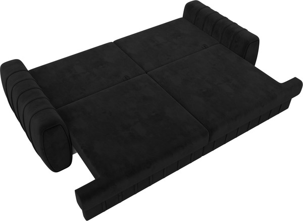 Изображение товара Диван Лига Диванов Лига-057 НПБ / 129215 (велюр Seven 35 черный)