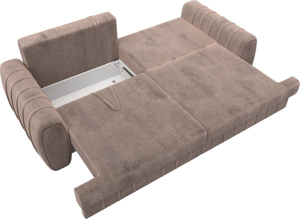 Изображение товара Диван Лига Диванов Лига-057 НПБ / 129217 (велюр Tower 05 бежевый)