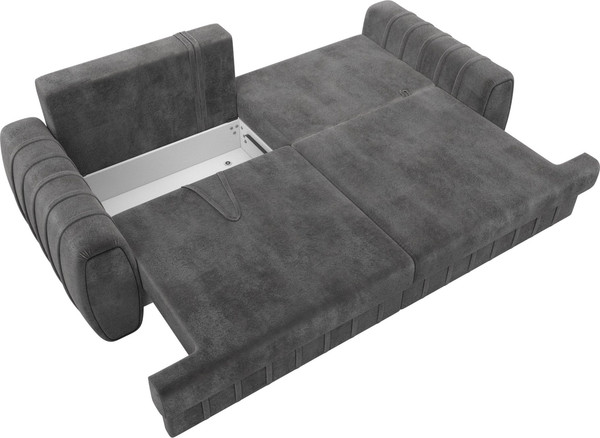 Изображение товара Диван Лига Диванов Лига-057 НПБ / 129219 (велюр Tower 10 серый)