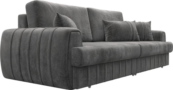 Изображение товара Диван Лига Диванов Лига-057 НПБ / 129219 (велюр Tower 10 серый)
