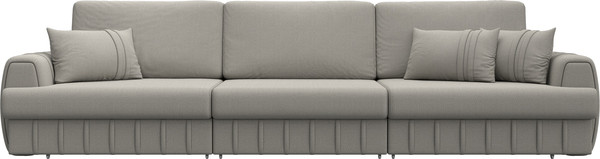 Изображение товара Диван Лига Диванов Лига-057 НПБ Лонг / 129234 (рогожка Амур 02 бежевый)