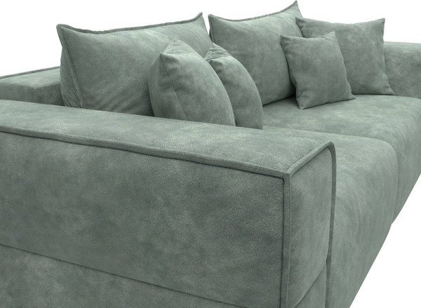 Изображение товара Диван Лига Диванов Лига-058 НПБ / 129390 (велюр Brut 08 зеленый)